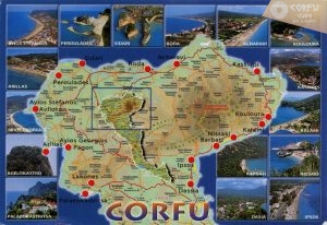 Дассия Корфу на карте