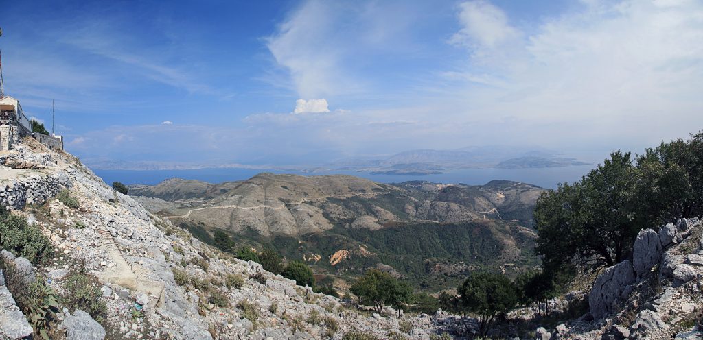 Гора Пантократор Корфу